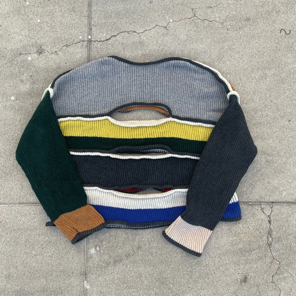 ECKHAUS LATTA CUTOUT SWEATER - Picture 1 of 8